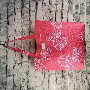 Lily Pulitzer for Elizabeth Arden | Pink Seashells Summer Beach Market Tote Bag
